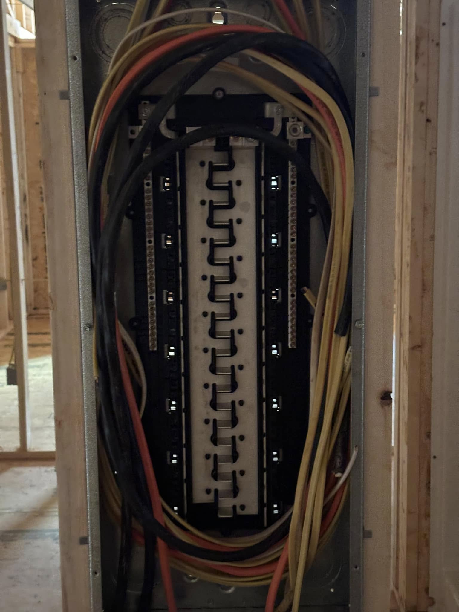 Breaker panel wiring