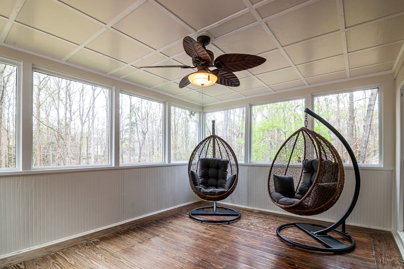 Ceiling fan and light fixture installation