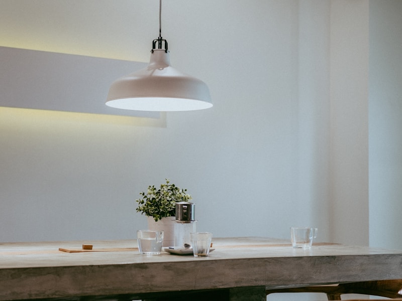 Modern interior lighting installation